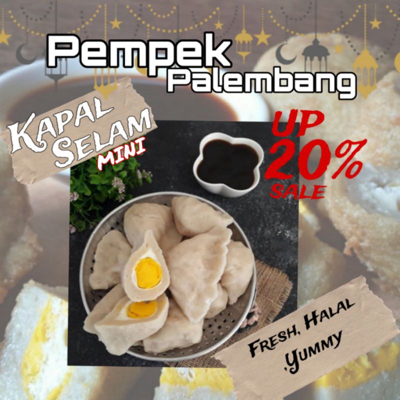 

PEMPEK ASLI PALEMBANG IKAN TENGGIRI KAPAL SELAM MINI ISI 10 PCS FREE CUKO | PEMPEK PALEMBANG KAPAL SELAM MINI