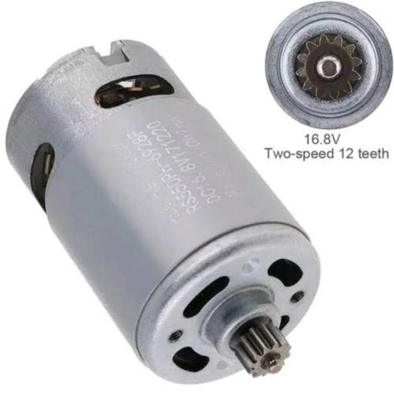 Dinamo DC  RS550 16.8v 12 gigi Motor RS-550 High speed Pengganti Bor Baterai Cordless