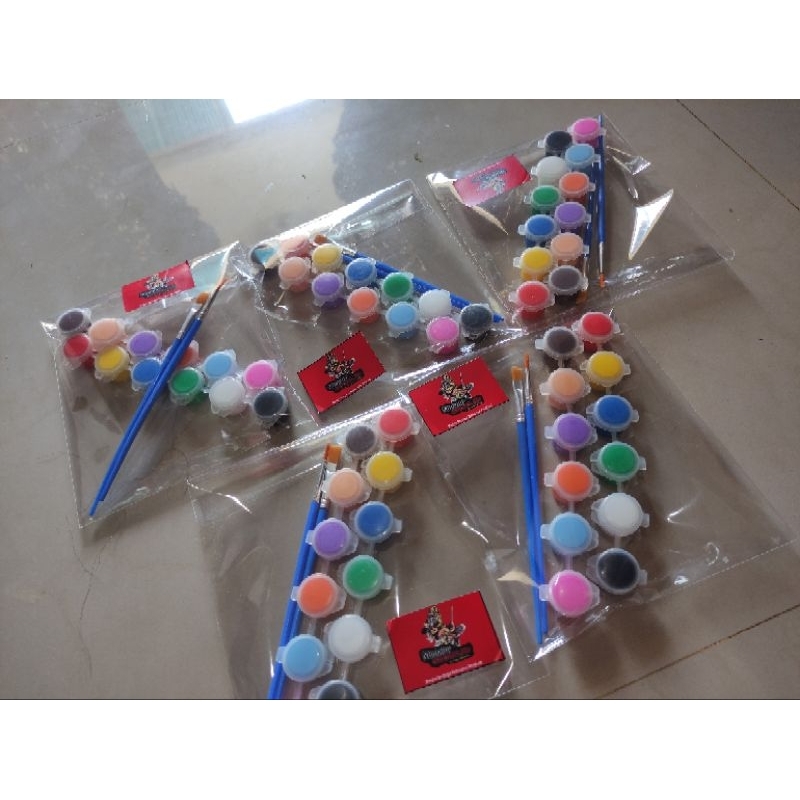 

Cat Lukis / Akrilik / Acrylic Paint Set 6 / 12 Warna / Cat Akrilik Kanvas Lukis Canvas Paint (Cek Variasi & Deskripsi ya)