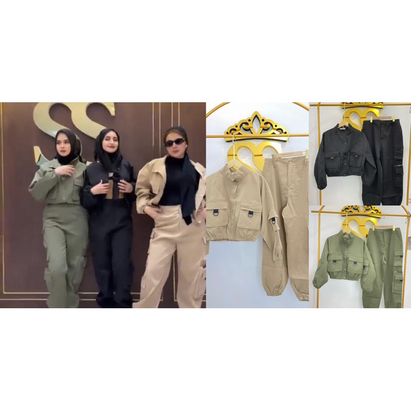 Shella Saukia New Ready set cargo ori Shella Saukia