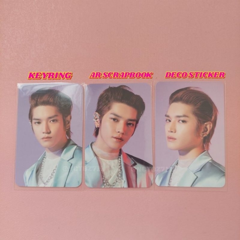 Taeyong NCT 2020 Resonance AR Scrapbook Deco Sticker Keyring photocard
