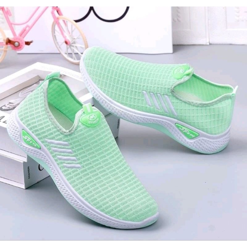 Sneakers Wanita Sepatu Viral Color 2024, SW19N
