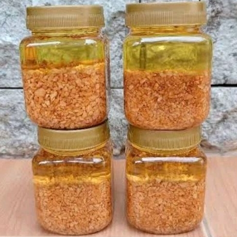 

Minyak Bawang Putih/ Garlic Oil/ Minyak Bawang Serbaguna/ Minyak Bawang Sacheet/ Minyak Bawang Praktis/ Minyak Bawang Untuk Bumbu Pelengkap