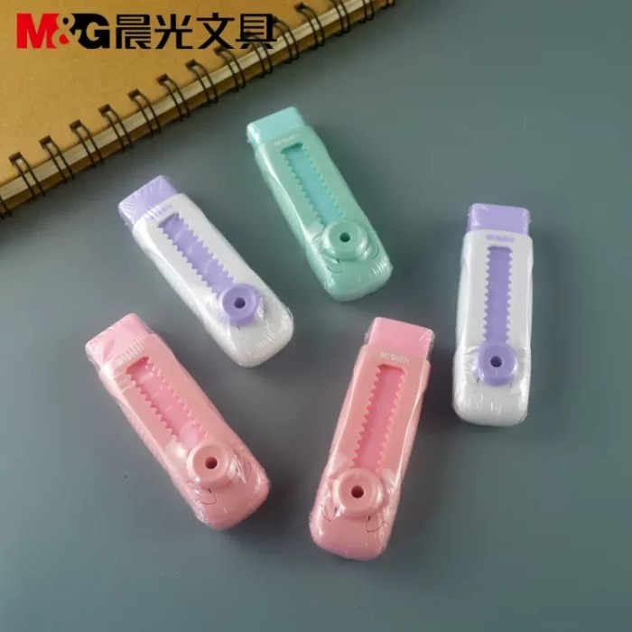 

TBMO M&G SLIDING ERASER PEN DUSTLESS COLORFUL PASTEL / PENGHAPUS PENSIL