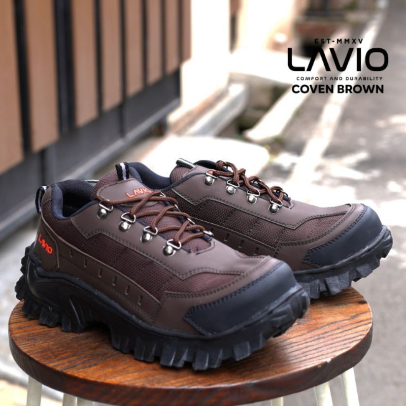 Sepatu Safety Ujung Besi Boots Pendek Boots Klasik Safety Sport Lavio Footwear Original Terlaris