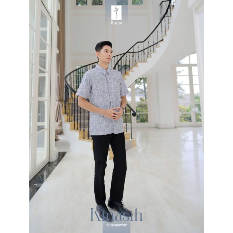 READY STOCK KOKO KINASIH AQUAMARINE PENDEK XXL BY KYANA