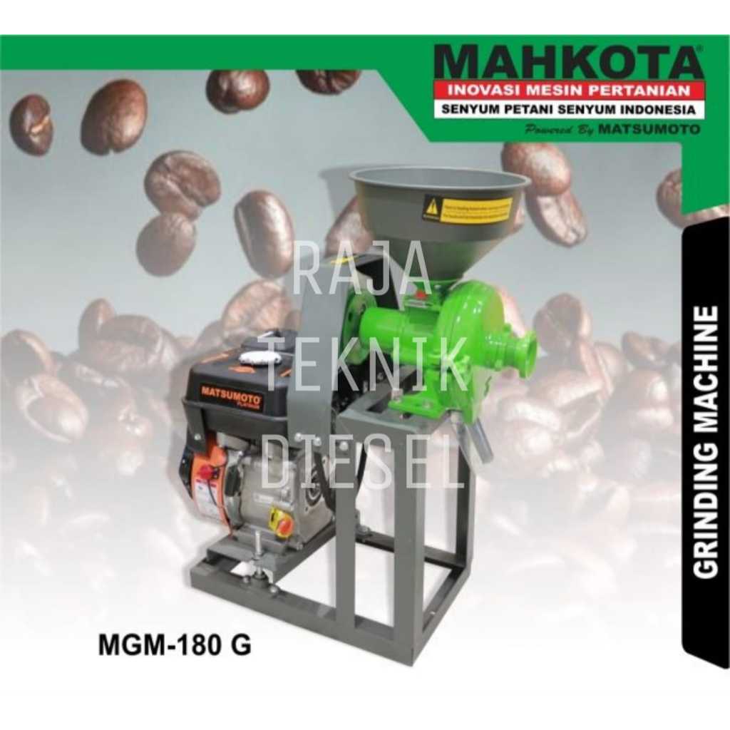 Mesin Giling Biji Kopi Beras Tepung Mahkota Coffee Grinder MGM 180 G