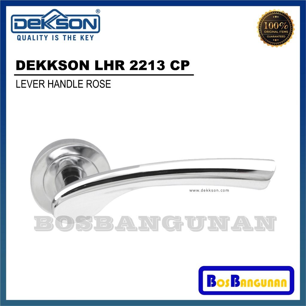 Handle DEKKSON LHR 2213 CP / Gagang Pintu DEKKSON LHR 2213 CP / Handel Pintu DEKKSON