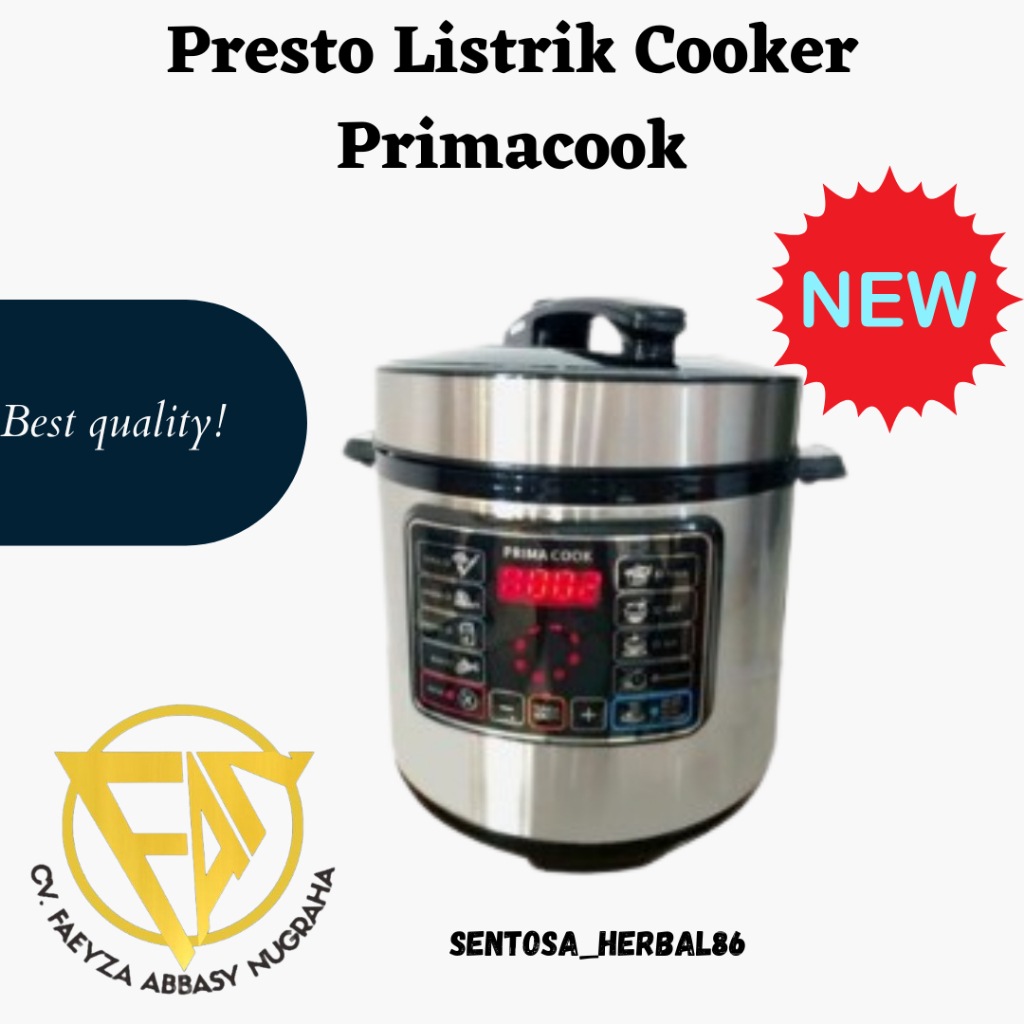 New Prima cook pressure cooker presto - Presto Listrik Prima cook ORIGINAL