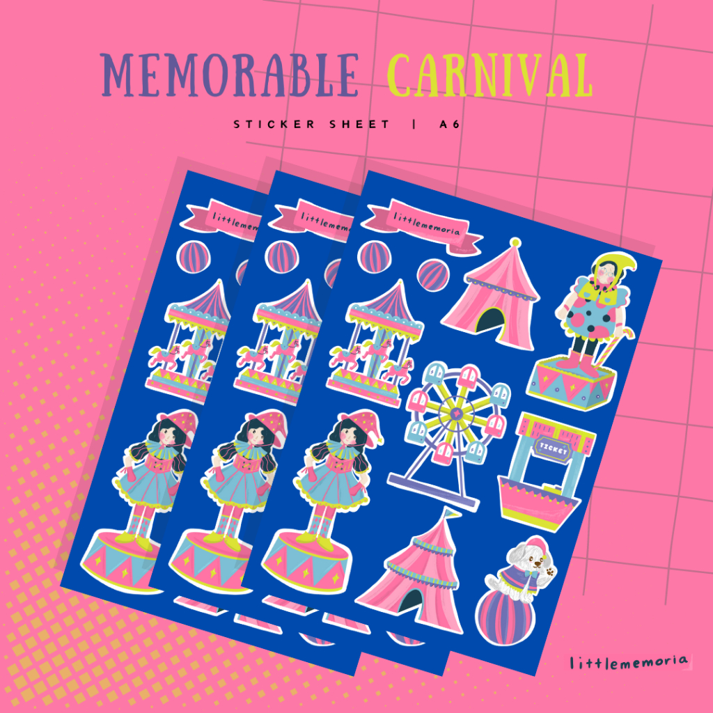 

Sticker Sheet Memorable Carnival