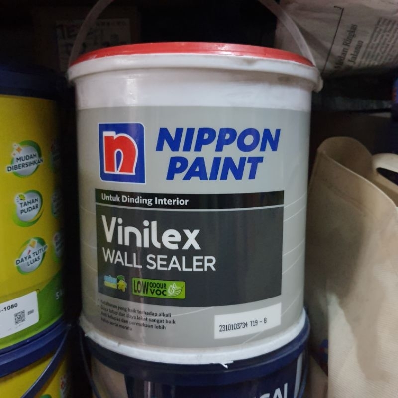 Cat dasar Vinilex 4 kg / wall sealer interior Nippon Paint tembok dinding dalam ruangan 5 kg