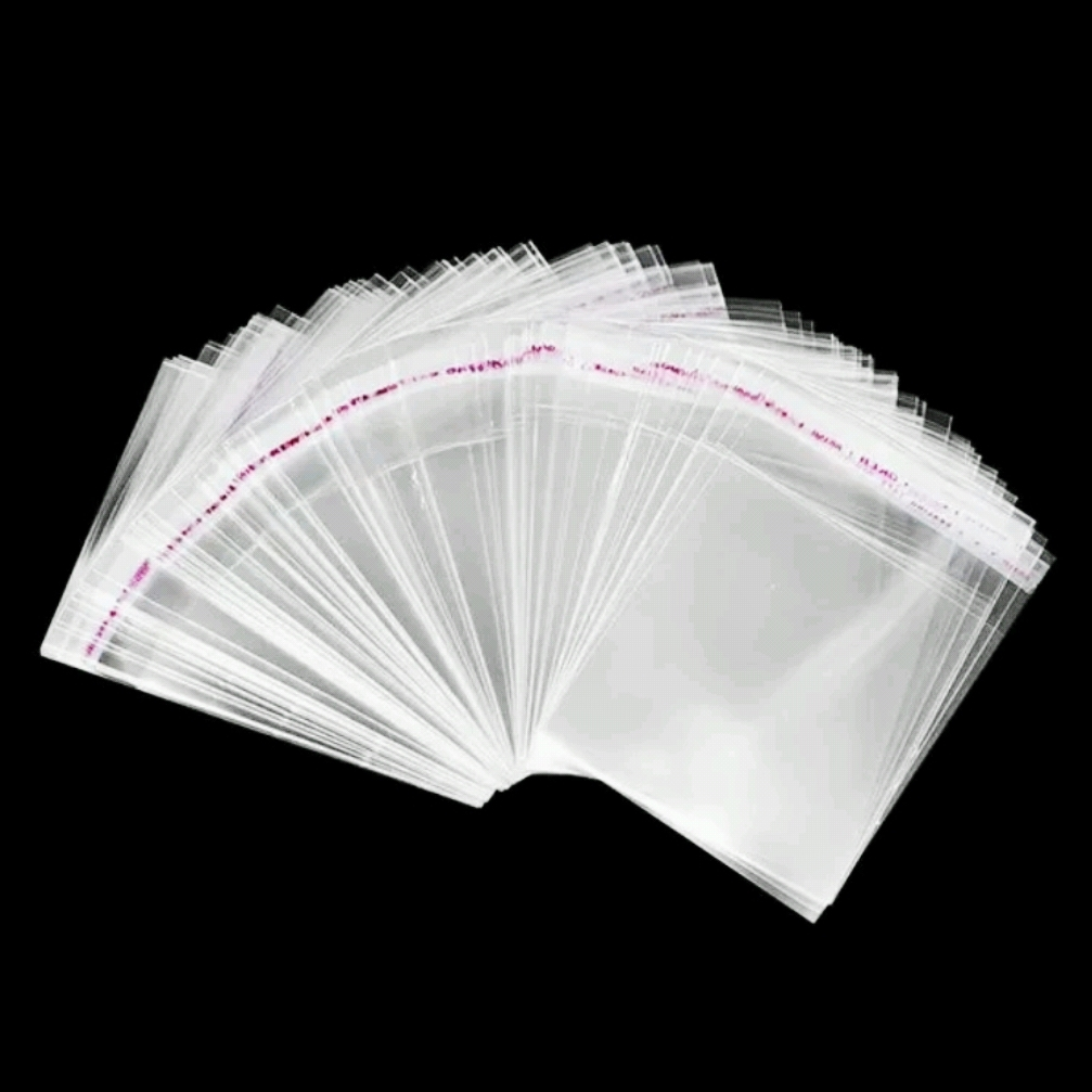 

RB PLASTIK OPP LEM SEAL / PLASTIK BAJU BENING TEBAL 04 Isi 500 Lembar Harga Termurah