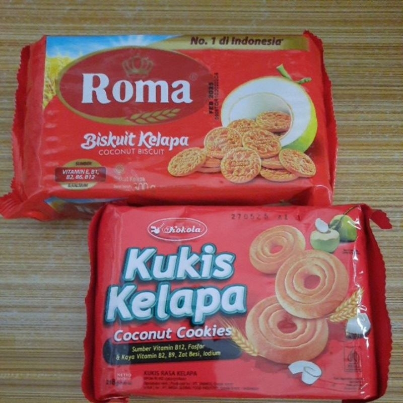 

BISKUIT KELAPA ROMA & KUKIS KELAPA KOKOLA