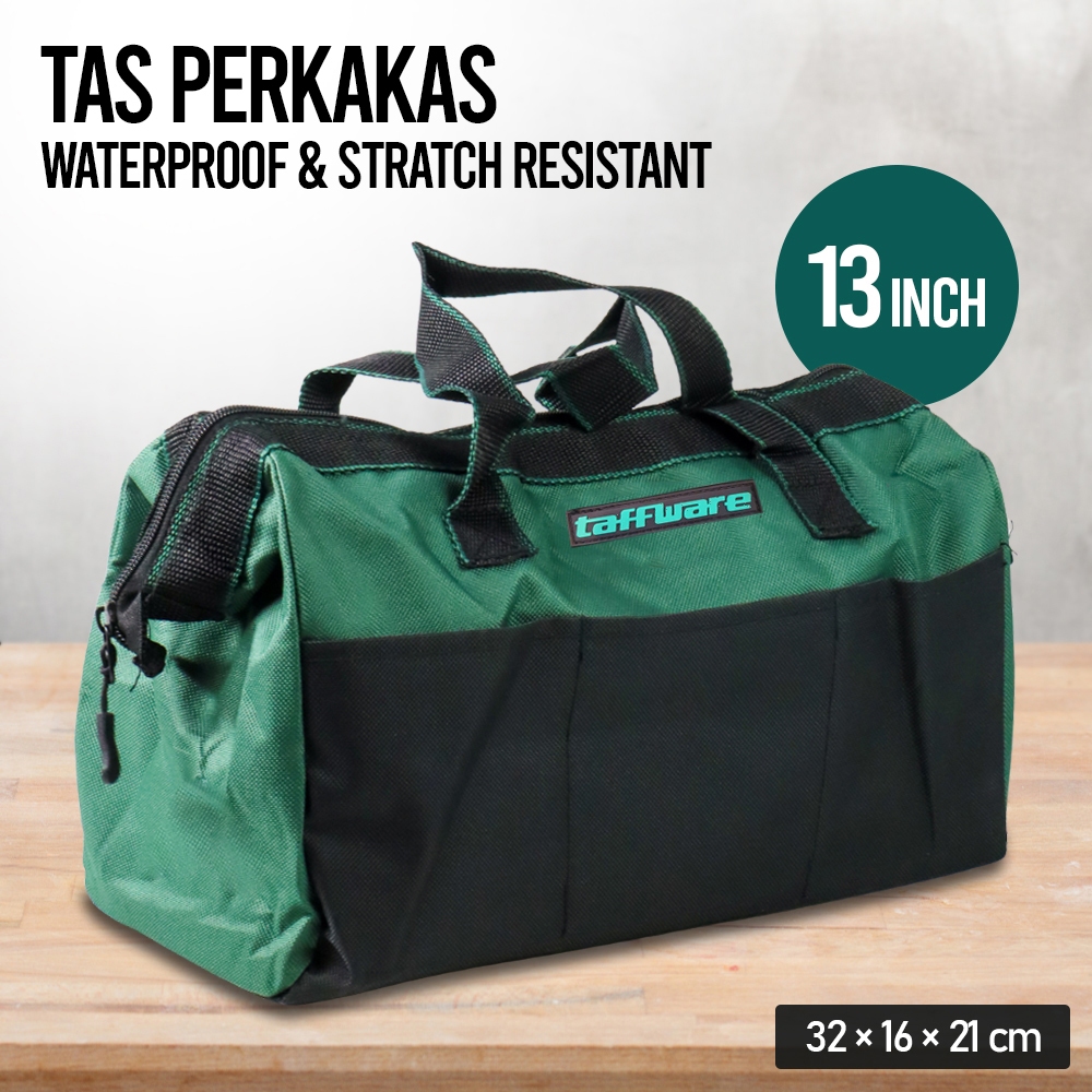 Tas Perkakas / Tas Tool BOx 13 Inci / Tool Bag 13 Inch Kain Oxford Tebal Tas Alat Perkakas Kuat Tas 