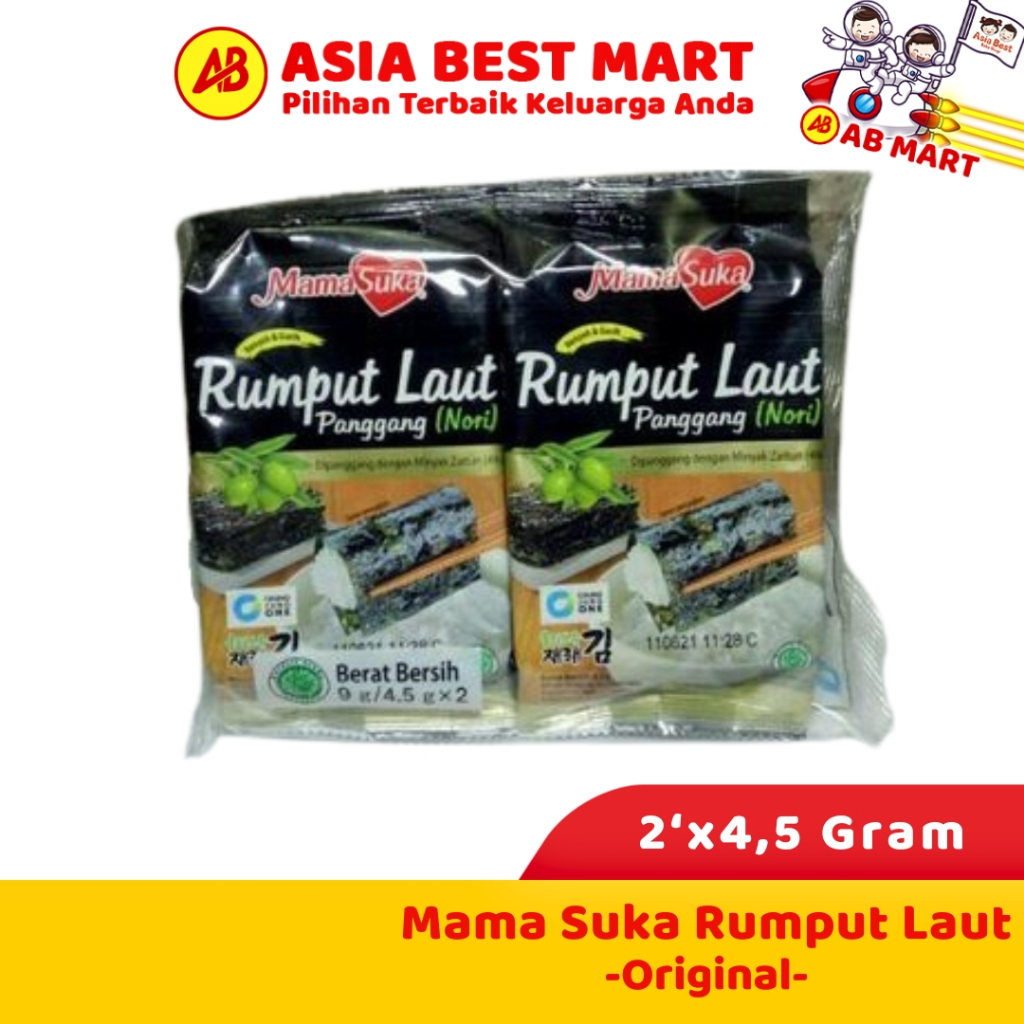 

Mamasuka Rumput Laut Panggang/Seaweed Snack Cemilan