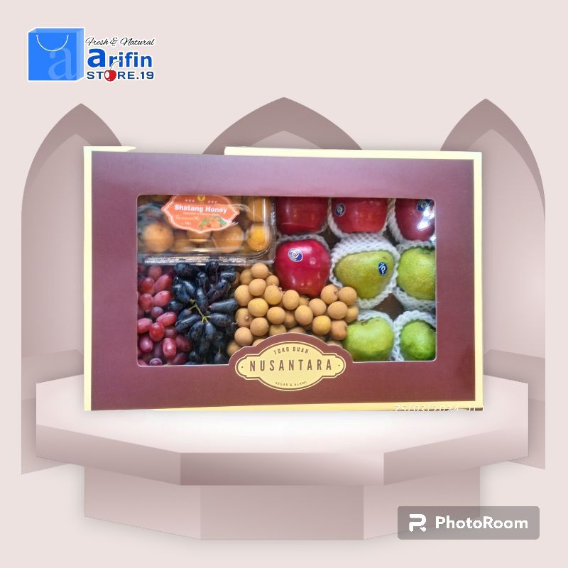 

Hampers Gift Box Buah Fresh Premium / Bisa Request Buah Sendiri / Free Kartu Ucapan