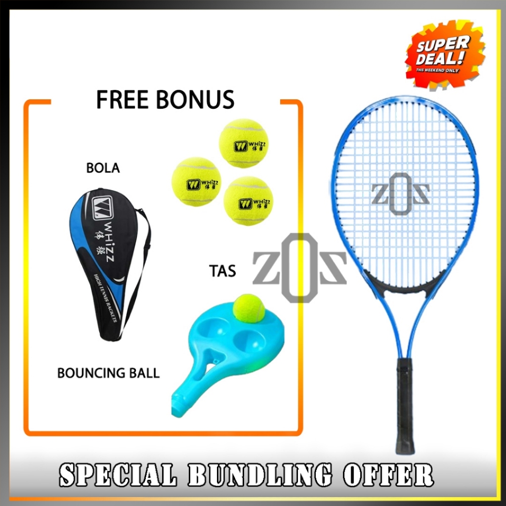 Raket Racket Tenis Tennis Whizz 125 Pemula Trainer Bouncing Set