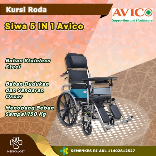 Kursi Roda Avico 5 in 1 (Siwa)