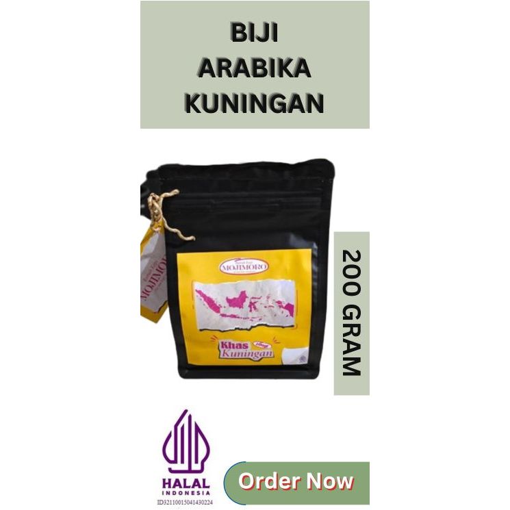 

BIJI KOPI ARABIKA KUNINGAN 200 GRAM