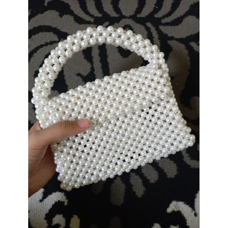 OBRAL CUCI GUDANG Tas mutiara / pearl bag / tas jinjing / tas wanita / tas selempang