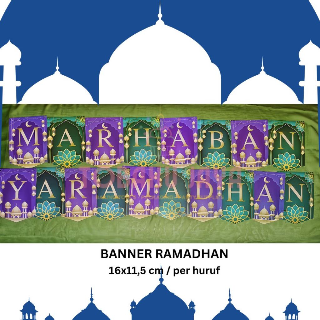 Banner Ramadhan Kecil / Banner Marhaban YaRamadhan Murah Berkualitas