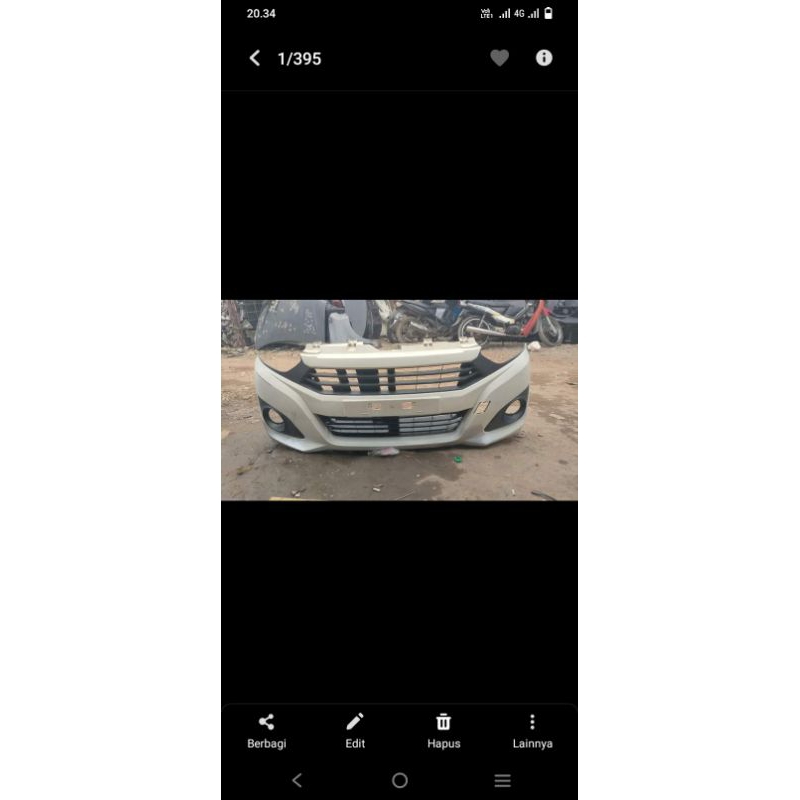 bemper depan Toyota Ayla