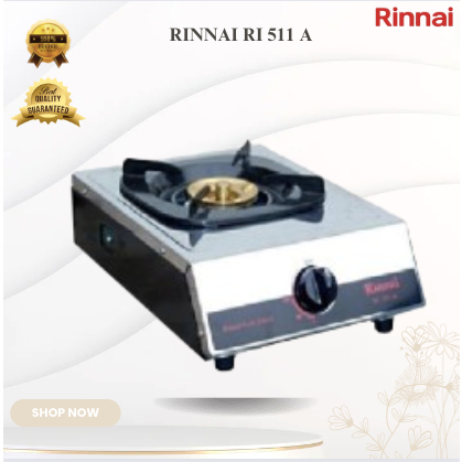 Rinnai Kompor 1 Tungku RI511A - Kompor Gas 1 Tungku RI511A/RI 511 A/RI511A/RI511 A/RI-511A/RI-511 A