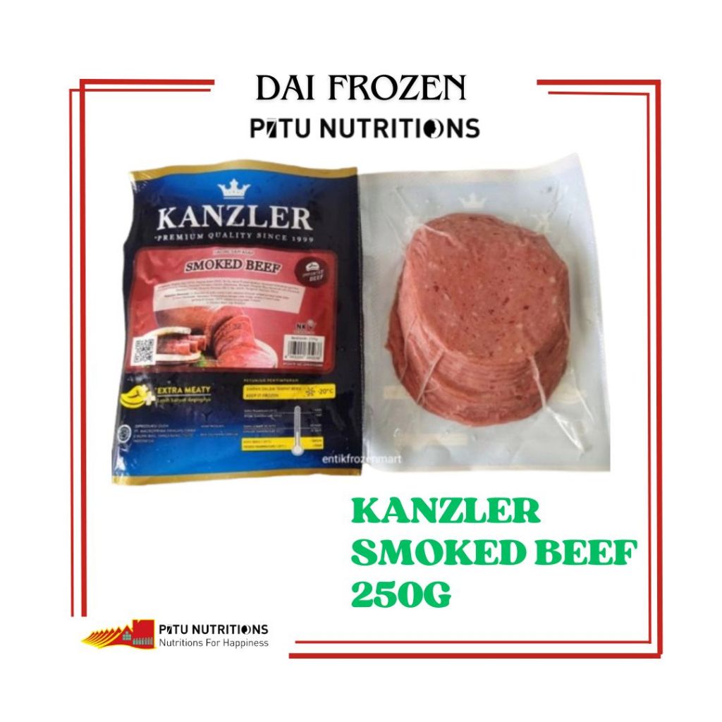 

Pitu Nutritions - Kanzler Smoked Beef 250g