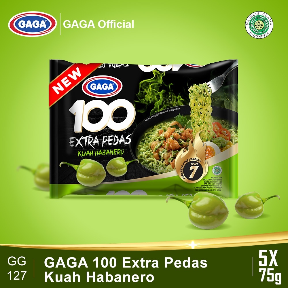 

GAGA 100 Extra Pedas Kuah Habanero