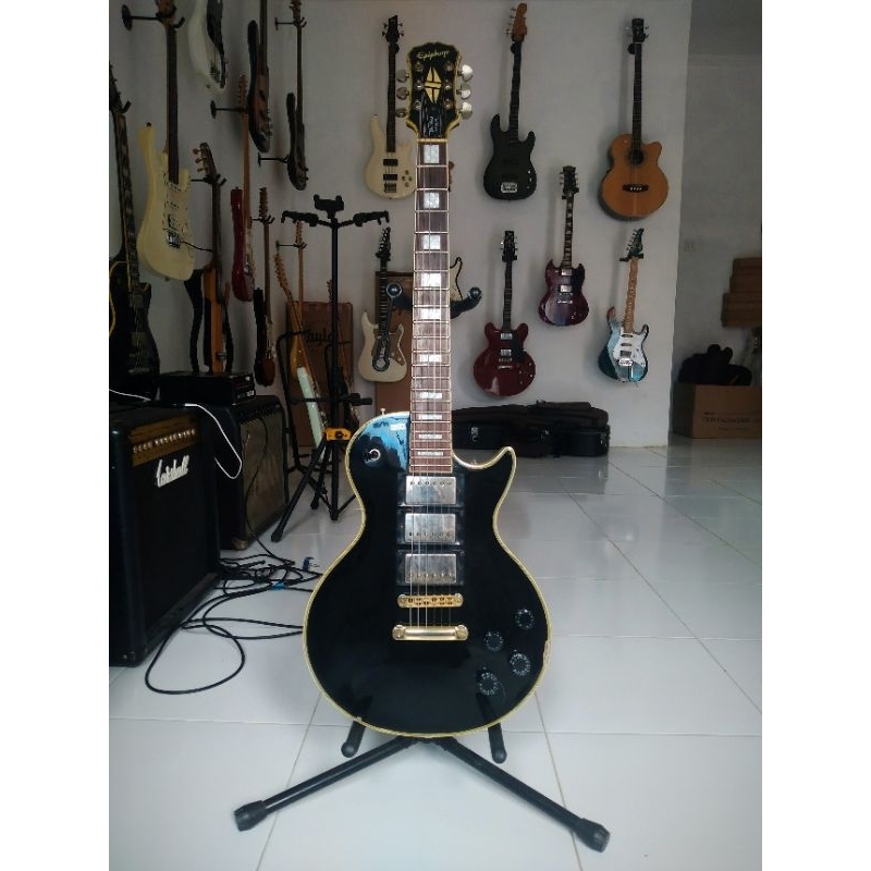 Epiphone Les Paul Custom Ebony 3 PU Second Original