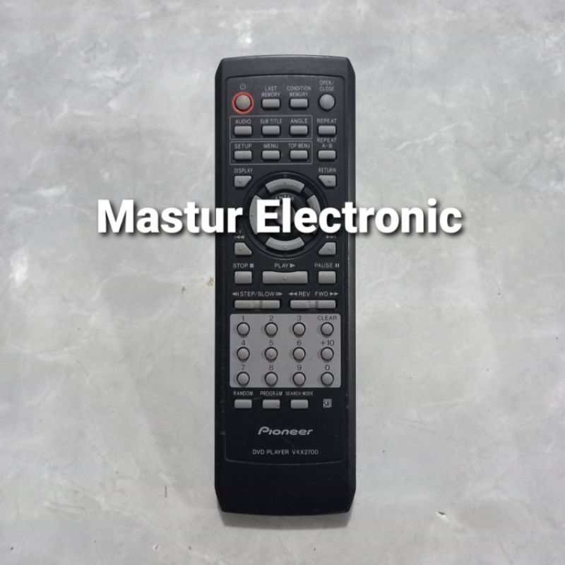 REMOTE REMOT DVD PLAYER PIONEER
VXX2700 ORIGINAL