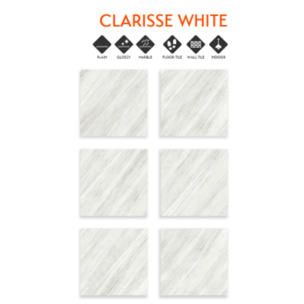 GRANIT VELLINO UKURAN 60X60 UNTUIK LANTAI DAN DINDING CLARISSE WHITE