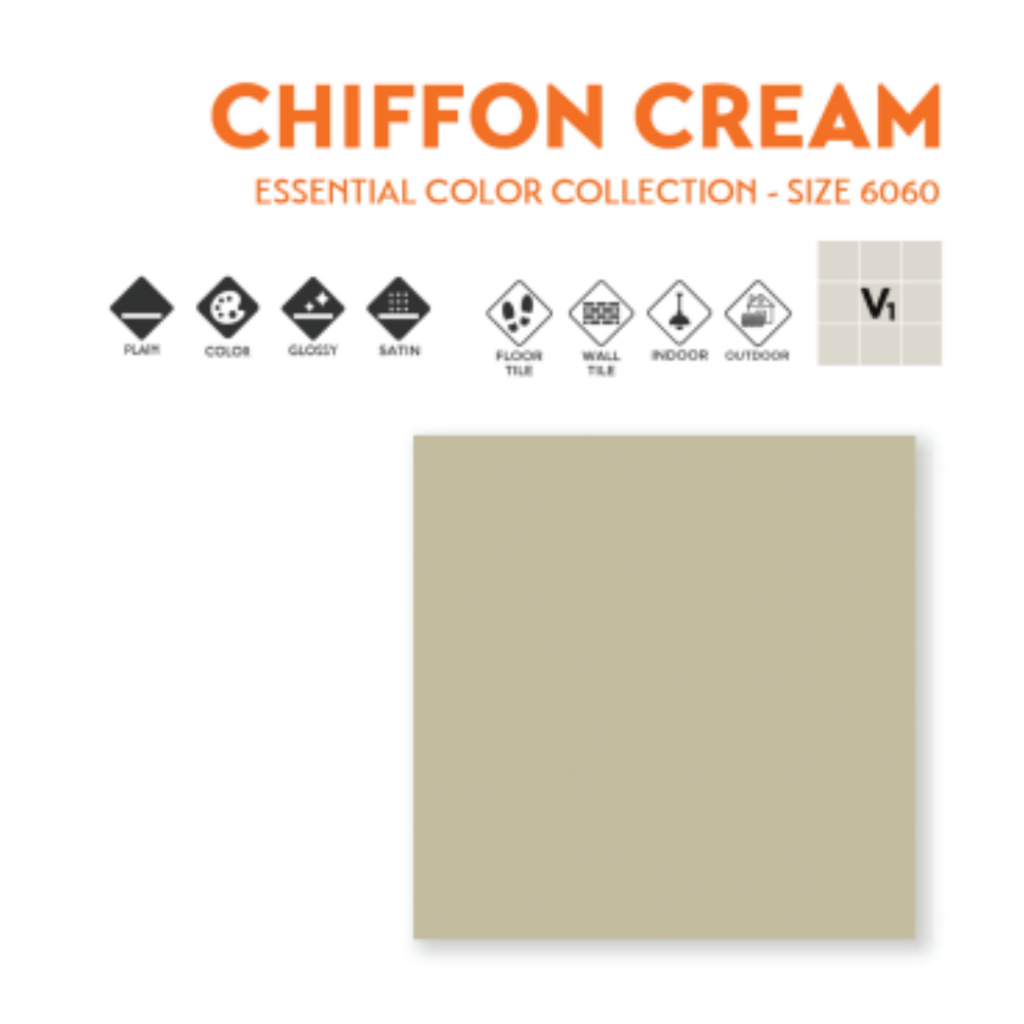 GRANIT VELLINO UKURAN 60X60 UNTUIK LANTAI DAN DINDING CHIFFON CREAM