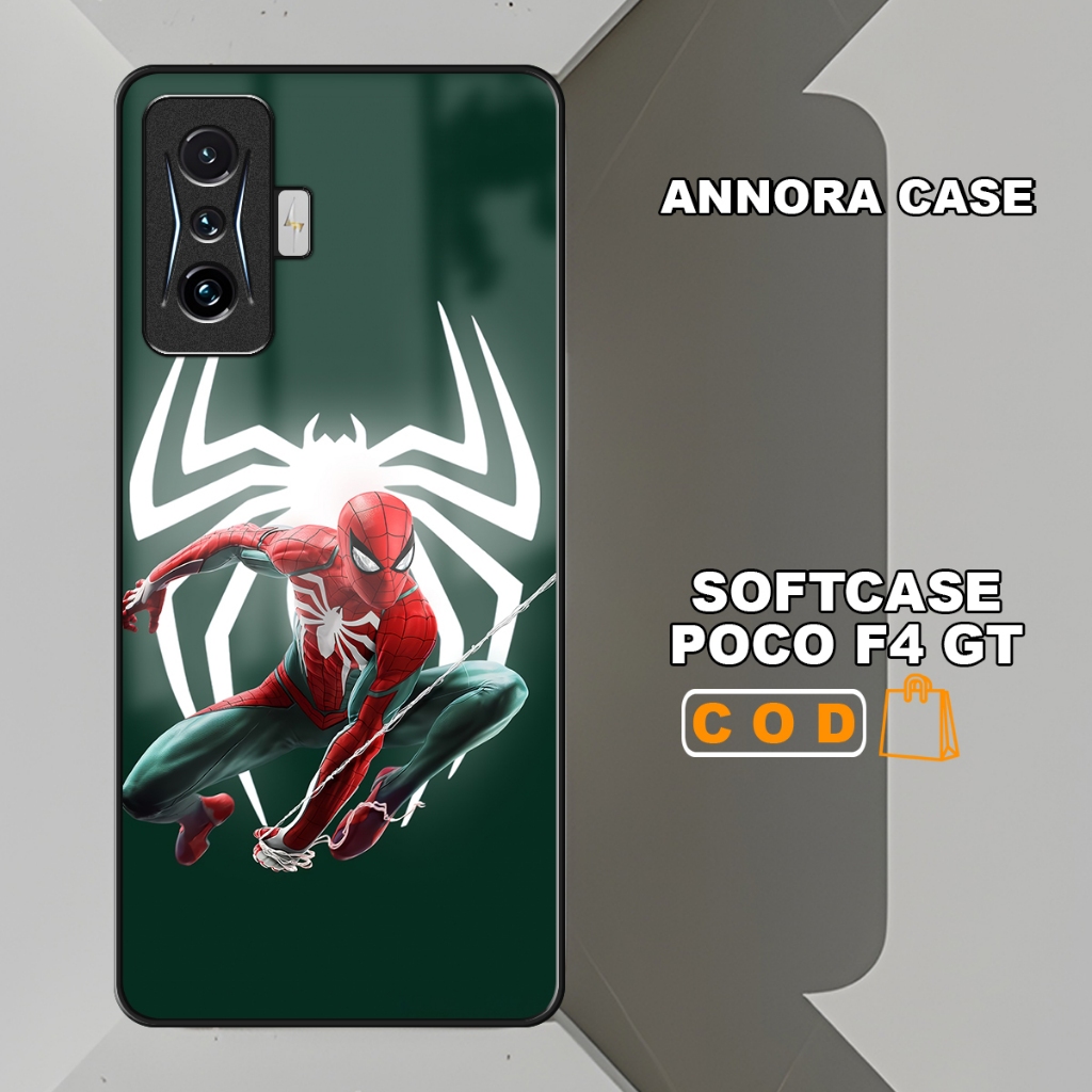 Softcase Sepidermen Case Pelindung hp Poco F4 / F4 GT Poco M5 Poco M4 Pro Poco C40  Poco M3 Pro 5G P