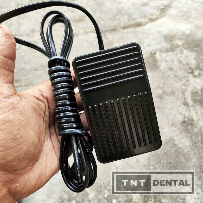 injakan kaki pedal control perintah scaler gigi woodpecker dte karang gigi