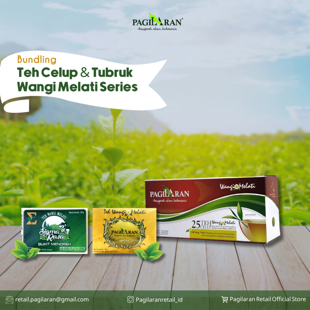 

[BUNDLING] Teh Celup dan Teh Tubruk Wangi Melati Series