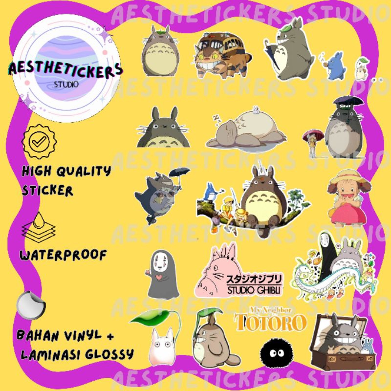 

STICKER TOTORO, STICKER STUDIO GHIBLI, STICKER HP, STICKER LAPTOP, STICKER AESTHETIC, STICKER WATERPROOF, STICKER TUMBLER, STICKER JOURNAL, STICKER GLOSSY, STICKER VINYL GLOSSY, CUTE STICKER, STICKER LUCU, STICKER BOOK, STUDIO GHIBLI, STICKER NOTEBOOK