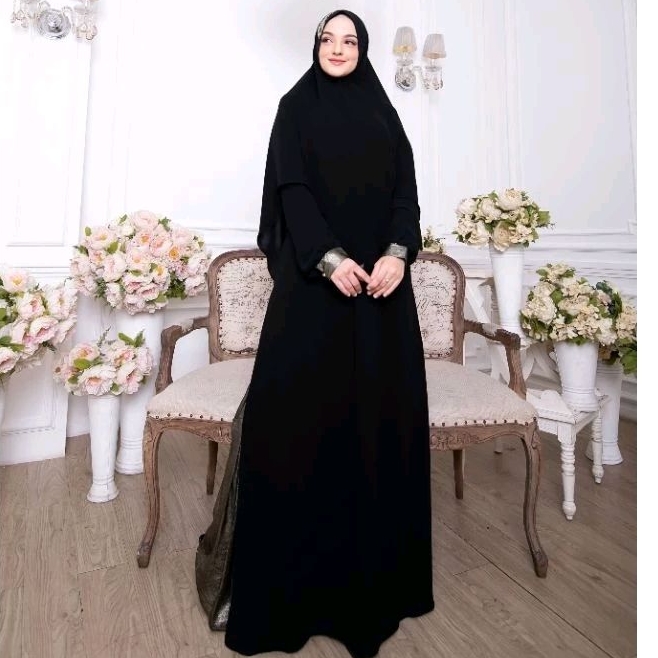 Gamis Umroh || Arafah dress set khimar