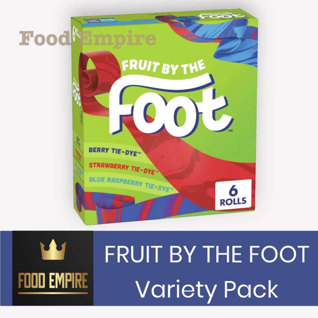 

FRUIT BY THE FOOT Variety Pack 4,5 oz | Fruit Flavored Snack | Roll Ups Candy