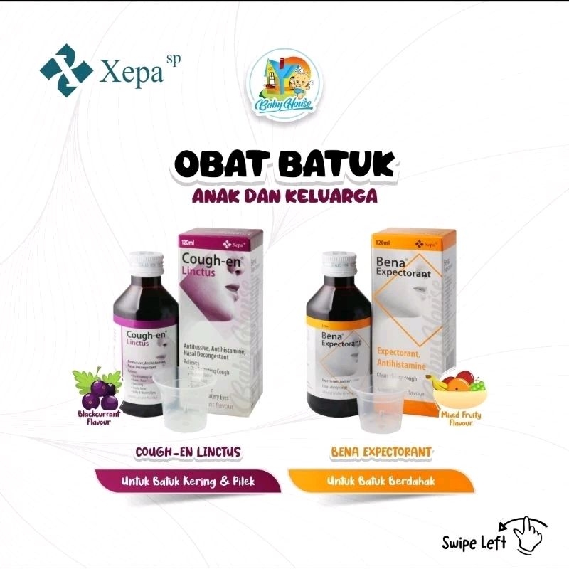 Bena Expectorant dan Cough En Linctus | Original Malaysia