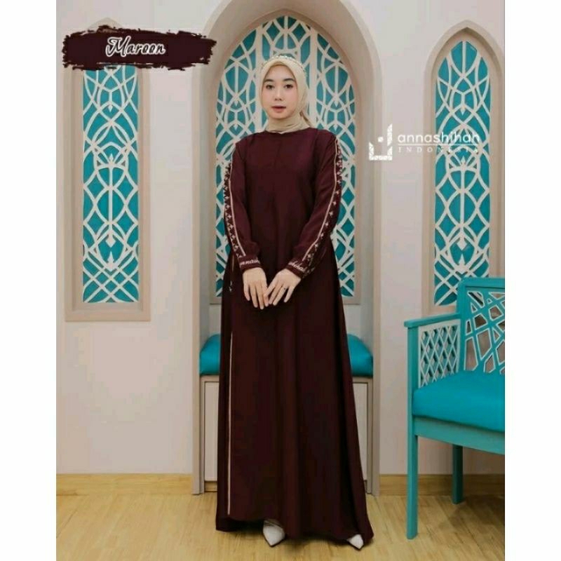 GAMIS LESSY BORDIR ORY ANNASIHAH YORIS PREMIUM