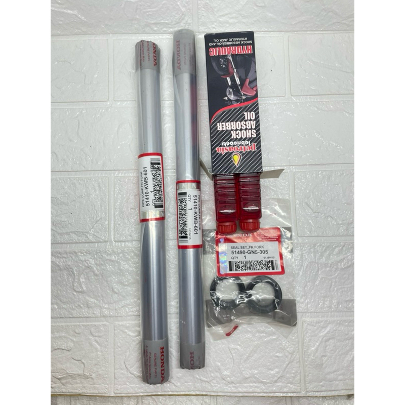 Paket as shock depan untuk motor blade lama revo absolute (KWB)