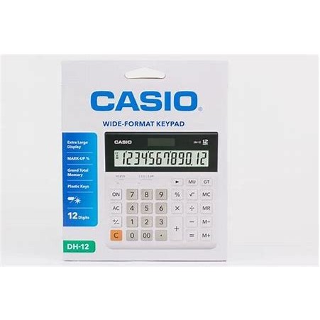 

CACULATOR CASIO DH-12-BK