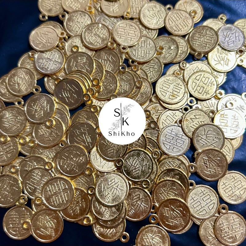 Yanci/Yuanci/Yenci Wedding Sangjit Gold Kuping besar/kecil isi 30pcs