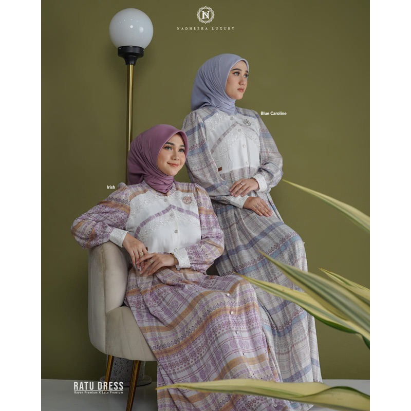 Promo // Ratu Dress Nadheera Luxury Terbaru // Baju Gamis Lebaran Terbaru // Gamis Kekinian // Gamis