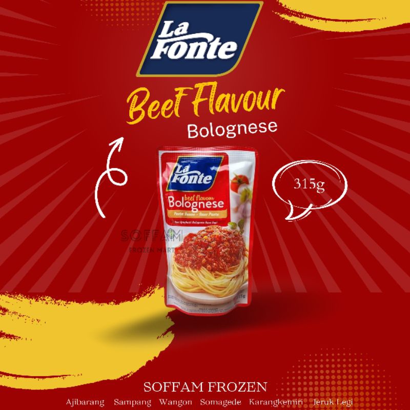 

SF | LaFonte Beef Flavour Bolognese 315gr