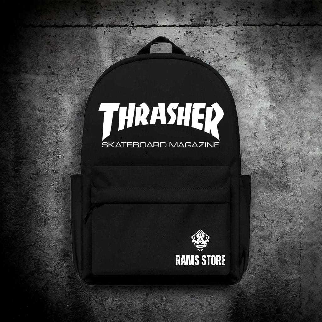 Tas Ransel Sekolah Pria Casual Terbaru 2024 Tas Kece Thrasher Kekinian Termurah Besik Stm COD