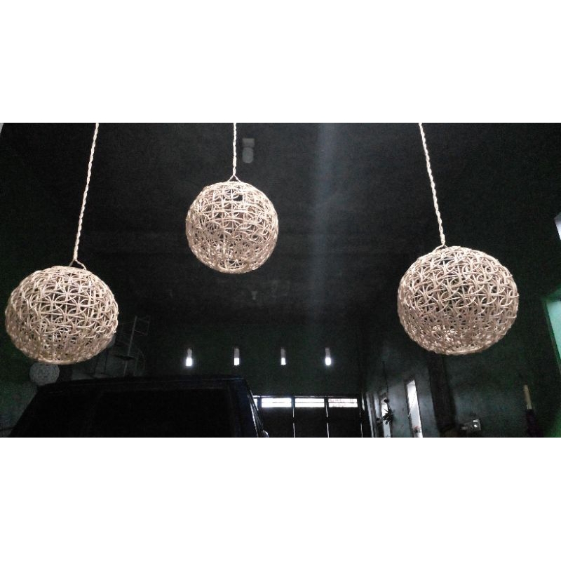 COD LAMPION ROTAN SINTETIS/LAMPION KAFE/LAMPION ANYAMAN/LAMPION MURAH/GROSIR LAMPION/KAP LAMPU ROTAN