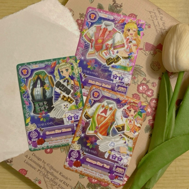 Kartu Aikatsu Indonesia Ichigo Hoshimiya Yurika Todo Kaede Ichinose Campaign Unit Dress Star Anis