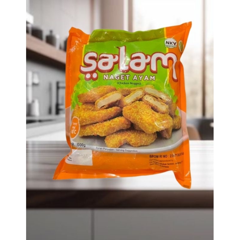 

SALAM Nugget Ayam Bentuk S kemasan 1Kg